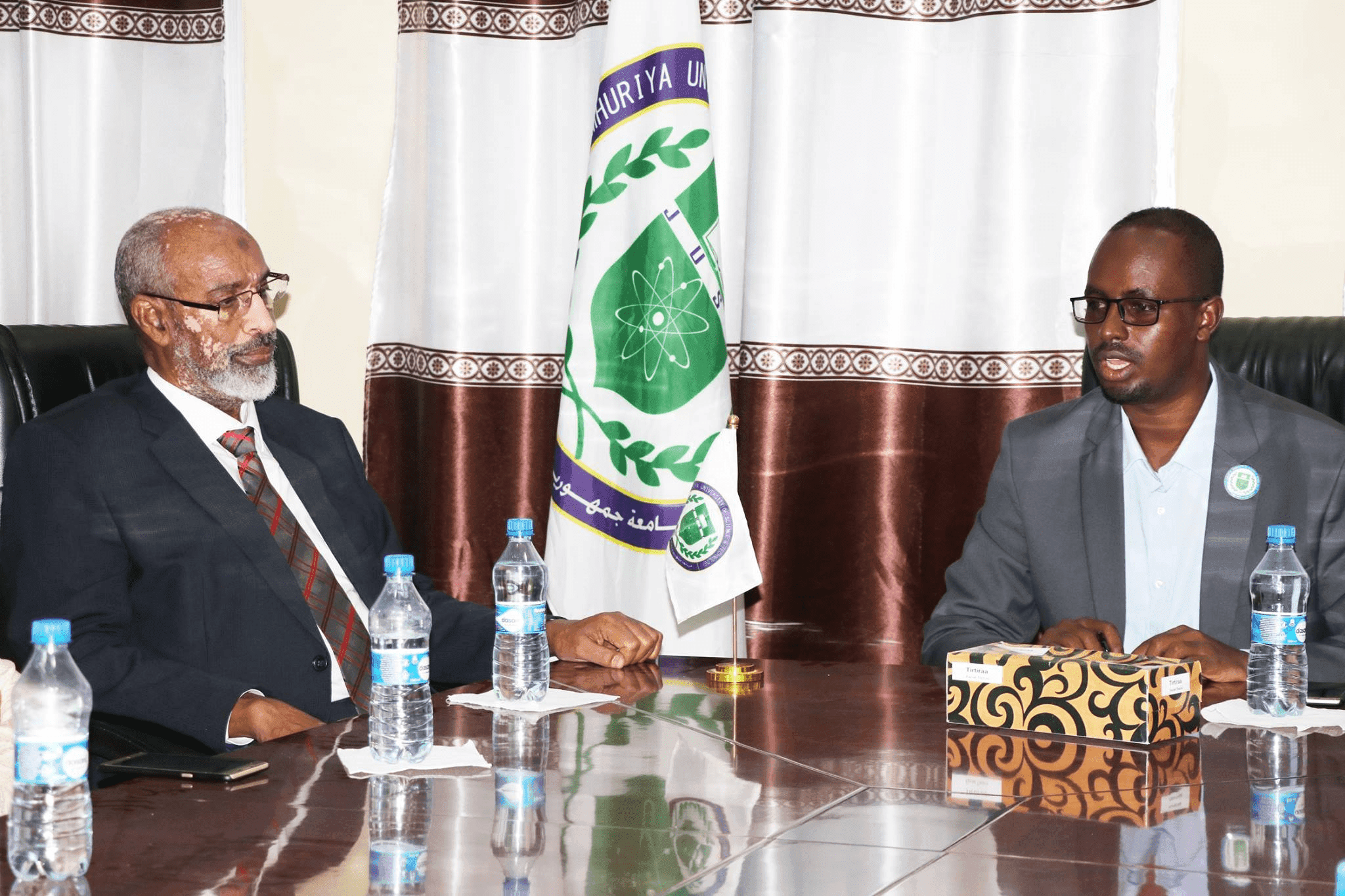 Prof. Dr. Ali Sheikh Ahmed Visits JUST University