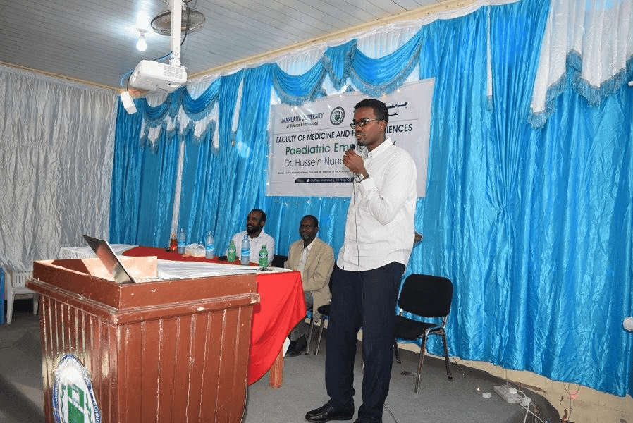 A seminar on “Pediatric Emergency” held at JUST