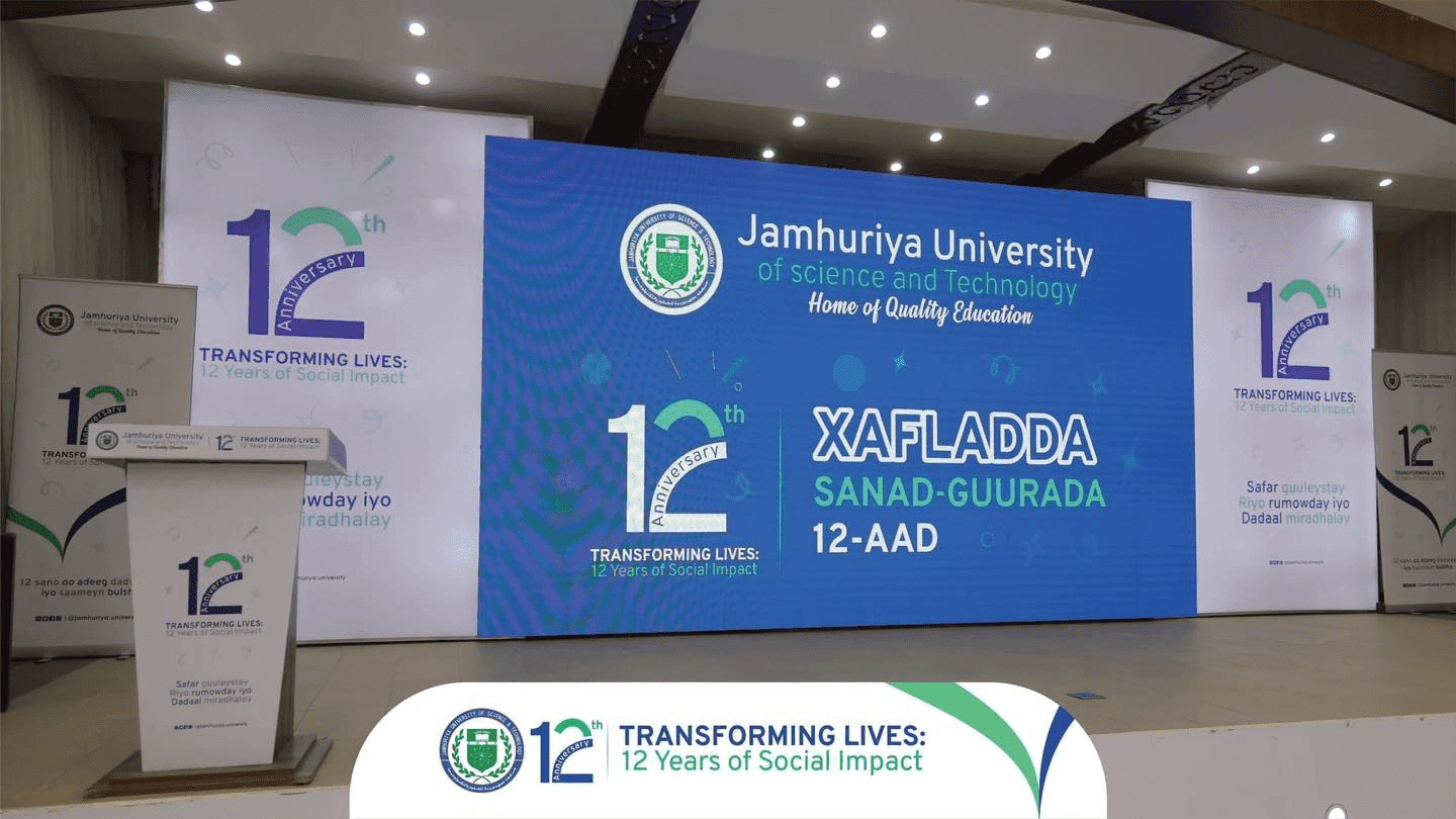 Jamhuriya University’s Glorious 12th Anniversary Celebration